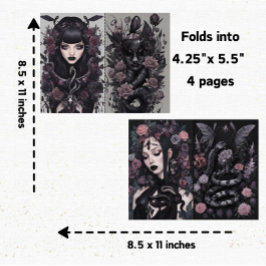 Gothic Meisje Gothic Junk Scrapbook 4