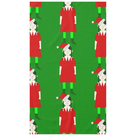 gothic meisje gothic kerst griezelig tafelkleed (Voorkant)