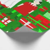 gothic meisje Halloween kerstspook Cadeaupapier (Hoek)