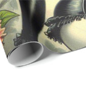 Gothic meisje illustratie Cadeaupapier (Rol Hoek)