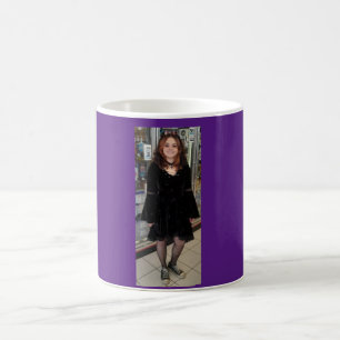 Gothic Meisje Koffie Cup - Paarse, Navear Koffiemok
