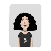 Gothic meisje magneet (Verticaal)