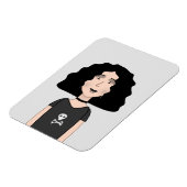 Gothic meisje magneet (Linkerzijde)