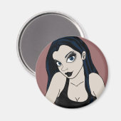 Gothic meisje magneet (Voorkant / Achterkant)