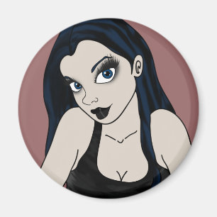 Gothic meisje magneet