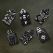 Gothic Meisje Scrapbook Ephemera labels