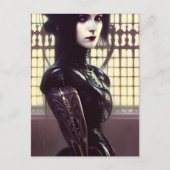 Gothic Meisje Steampunk Verschillende Gekleurde Og Briefkaart (Voorkant)
