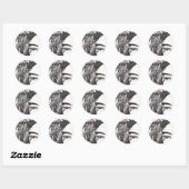 Gothic Meisje Stickers (Vel)
