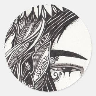 Gothic Meisje Stickers