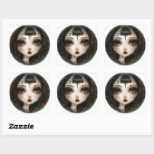 Gothic Meisje Stickers (Vel)