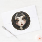 Gothic Meisje Stickers (Envelop)