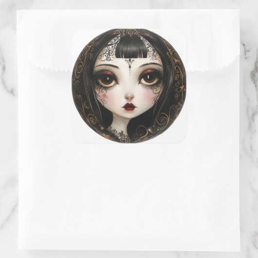 Gothic Meisje Stickers (Tas)