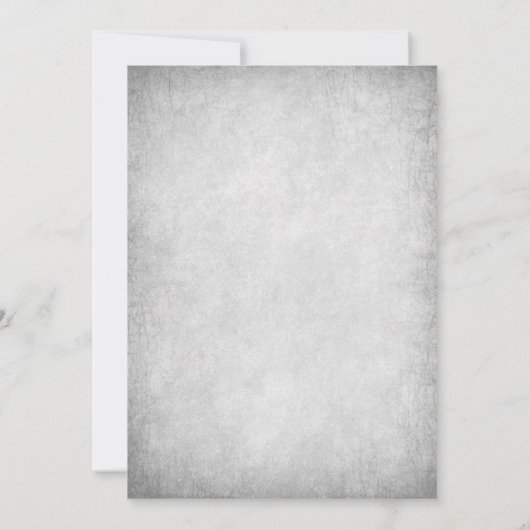 Gothic Meisje Vlechten Verjaardag Uitnodiging (Achterkant)