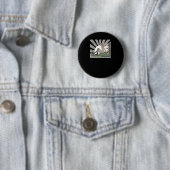 Gothic Meisje Whimsigoth Fairy Oversized Ronde Button 5,7 Cm (In situ)