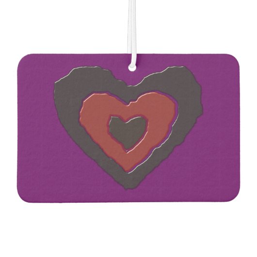 Gothic Melting Love Heart Air Freshener Luchtverfrisser (Voorkant)