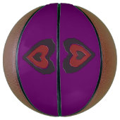 Gothic Melting Love Heart Basketball Mini Basketbal (Verticaal)