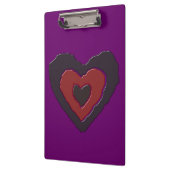 Gothic Melting Love Heart Clipboard Klembord (Links)