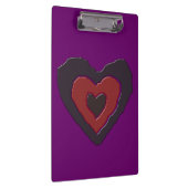 Gothic Melting Love Heart Clipboard Klembord (Rechts)