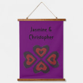 Gothic Melting Love Heart Custom Hangend Wandkleed (Voorkant)