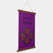 Gothic Melting Love Heart Custom Hangend Wandkleed (Gebogen)