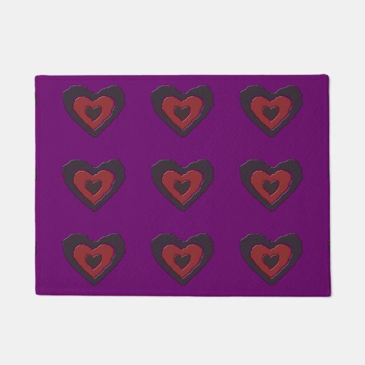Gothic Melting Love Heart Deurtje Deurmat (Voorkant)