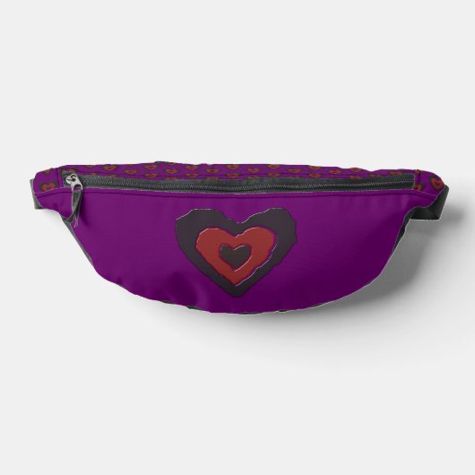 Gothic Melting Love Heart Heuptasje (Liggend)