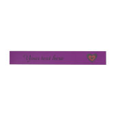 Gothic Melting Love Heart Labels Adreslabel Wikkel (Individueel)
