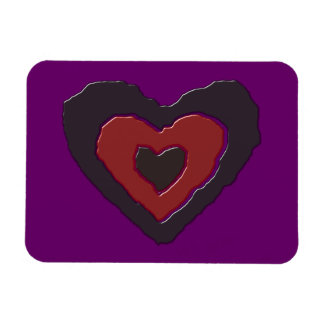 Gothic Melting Love Heart Magnet Magneet