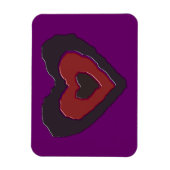 Gothic Melting Love Heart Magnet Magneet (Verticaal)