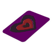 Gothic Melting Love Heart Magnet Magneet (Linkerzijde)