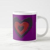 Gothic Melting Love Heart Mok (Rechts)