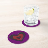 Gothic Melting Love Heart Paper Onderzetters (Insitu)