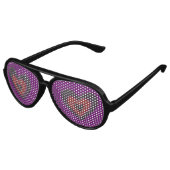 Gothic Melting Love Heart Party Shades Aviator Zonnebril (Gekanteld)