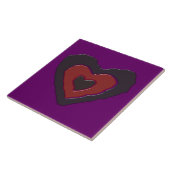 Gothic Melting Love Heart Tegel Tegeltje (Zijkant)