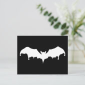 Gothic Melting Vampire Bat Briefkaart (Staand voorkant)