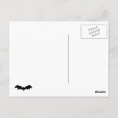 Gothic Melting Vampire Bat Briefkaart (Achterkant)
