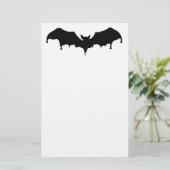 Gothic Melting Vampire Bat Briefpapier (Staand voorkant)
