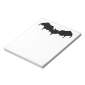 Gothic Melting Vampire Bat Notitieblok (Linkerzijde)