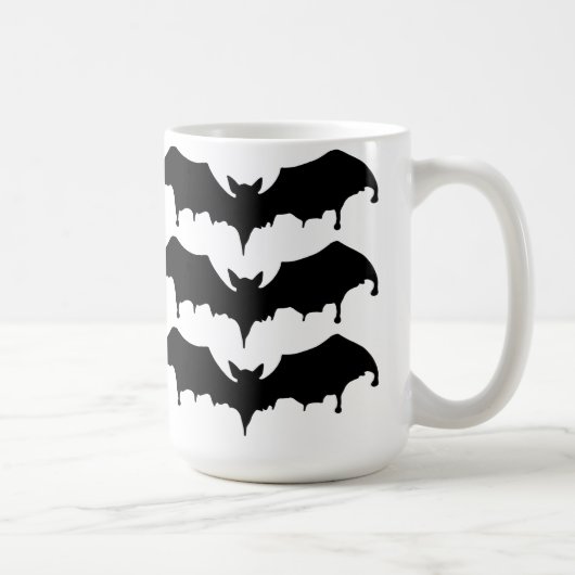 Gothic Melting Vampire Bats Koffiemok (Rechts)