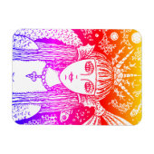 GOTHIC MERMAID, BLACK ZEE SIREN FANTASY WHIMSY MAG MAGNEET (Horizontaal)