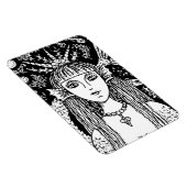 GOTHIC MERMAID, BLACK ZEE SIREN FANTASY WHIMSY MAG MAGNEET (Rechterzijde)
