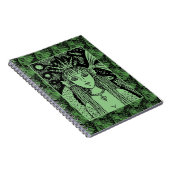 GOTHIC MERMAID, BLACK ZEE SIREN FANTASY WHIMSY NOTITIEBOEK (Rechterzijde)