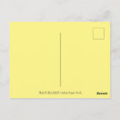 GOTHIC MERMAID, BLACK ZEE SIREN FANTASY WHIMSY POS BRIEFKAART (Achterkant)