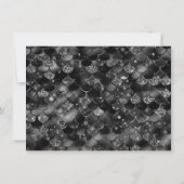 Gothic Mermaid | Cool Dark Rebel Afstuderen Invita Kaart (Achterkant)