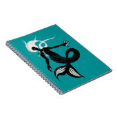 Gothic Mermaid Dark Fantasy Zee Creater Notitieboek (Rechterzijde)