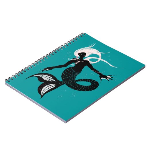 Gothic Mermaid Dark Fantasy Zee Creater Notitieboek (Linkerzijde)