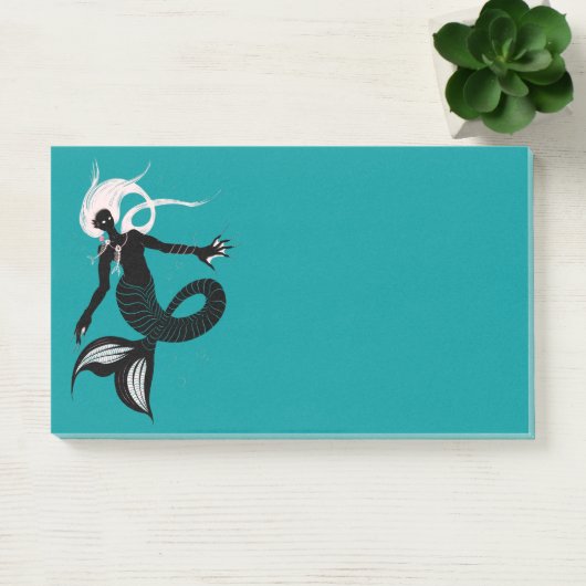 Gothic Mermaid Dark Fantasy Zee Creater Post-it® Notes (Kantoor)