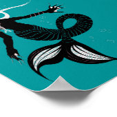 Gothic Mermaid Dark Fantasy Zee Creater Poster (Hoek)