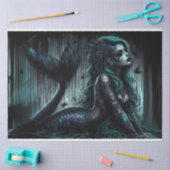 Gothic Mermaid Tissue Paper Tissuepapier (Craft)