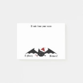 Gothic Merry Batmas schattig Post-it® Notes (Voorkant)